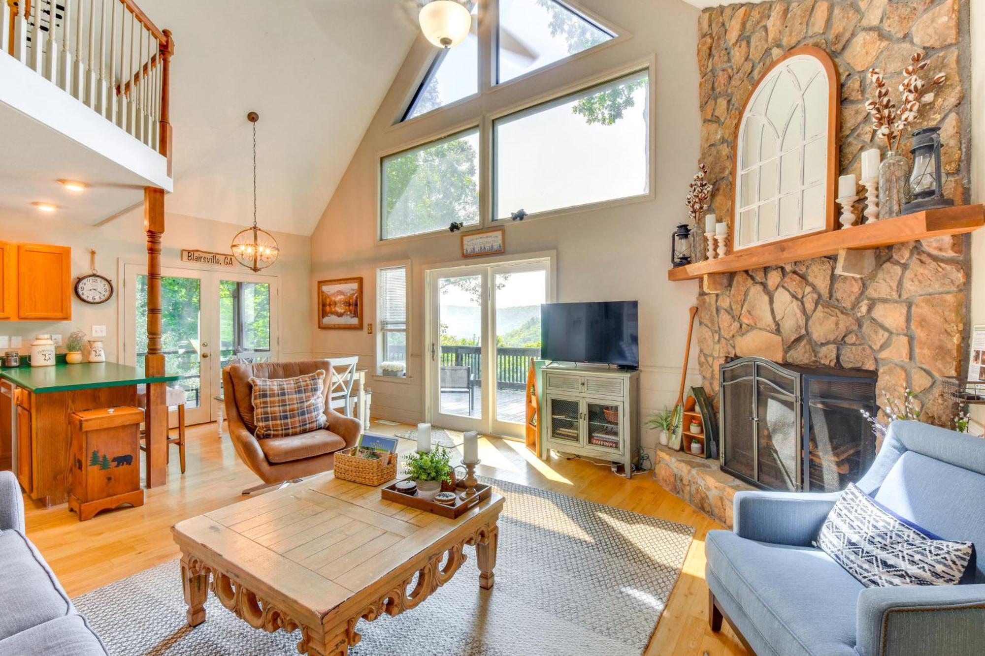Mountain Cabin With Hot Tub And Fire Pit! Blairsville Exteriér fotografie